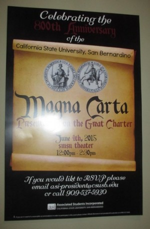 Magna Carta  CSUSB