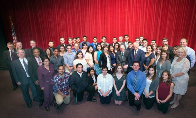 Justice Anthony Kennedy with Cal State San Bernardino Political Science Students and Faculty in 02/2015
