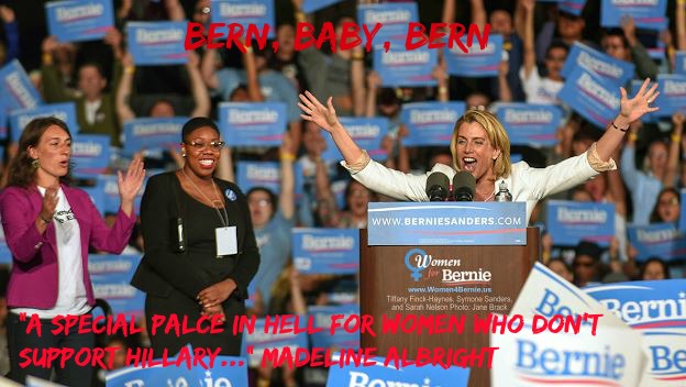 Bern, Baby, Bern in “Hell (All Y’all) Women Who Don’t Support Hillary”?