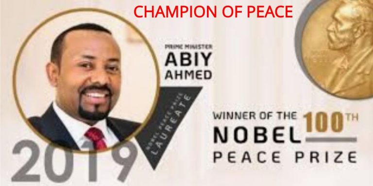 Congratulating Abiy “Champion of Peace” Ahmed!