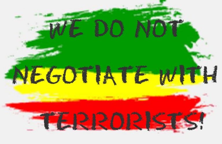 A Simple Question to All Who Seek To Exert Pressure on Ethiopia: D0 YOU NEGOTIATE WITH TERRORISTS?