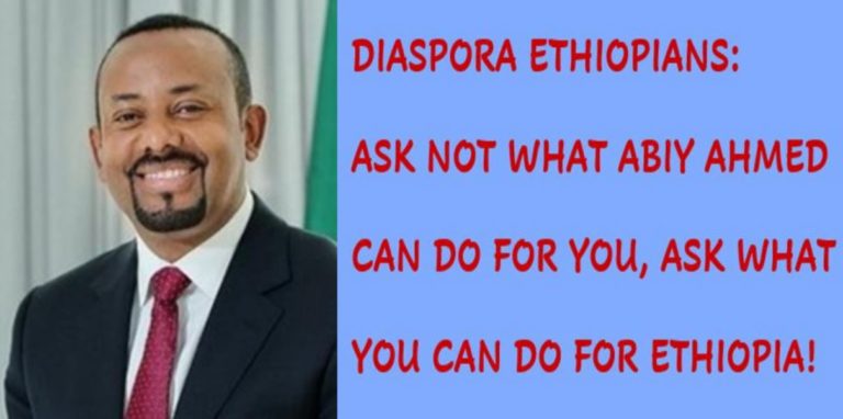 TORCH HAS BEEN PASSED: NOW IS THE TIME TO ASK, “WHAT CAN I DO FOR MY ETHIOPIA?”